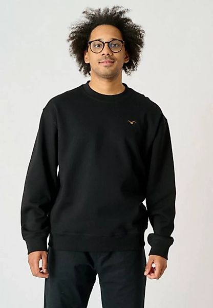 Cleptomanicx Sweatshirt Ligull Boxy mit kleiner Möwenstickerei günstig online kaufen
