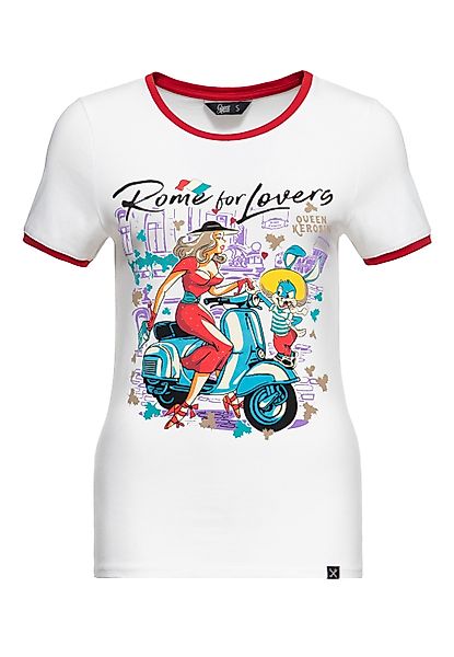 QueenKerosin T-Shirt Rome for Lovers (1-tlg) günstig online kaufen