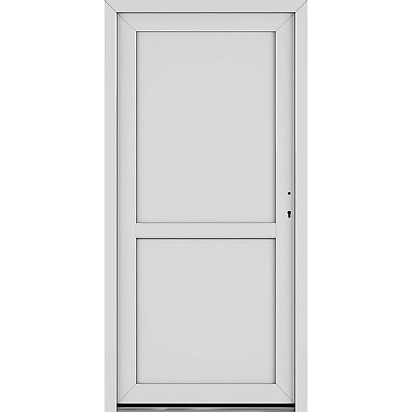 Roro Nebeneingangstür OKE 1150 Kunststoff 5FA Weiß 98 cm x 198 cm DIN R günstig online kaufen