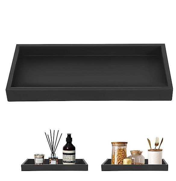 Venkuber Dekotablett Badezimmer Tablett Silikon Ablagetablett (1 St) günstig online kaufen