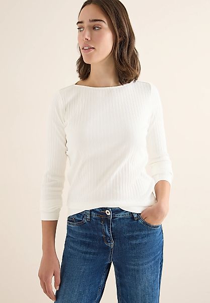 Cecil Langarmshirt mit Ripp-Struktur günstig online kaufen