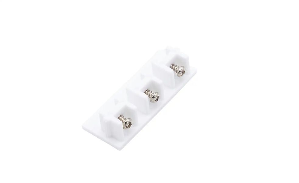 Mydeco Endkappe smart 3-Lauf   ¦ weiß ¦ Kunststoff ¦ Maße (cm): B: 4,4 H: 1 günstig online kaufen