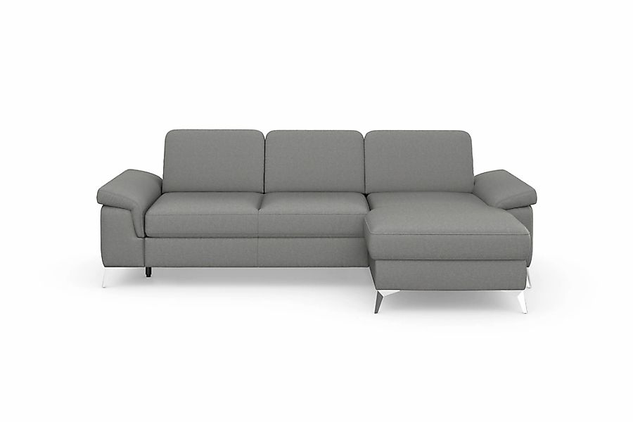 sit&more Ecksofa »Padua L-Form«, inklusive Sitztiefenverstellung, Armteilfu günstig online kaufen
