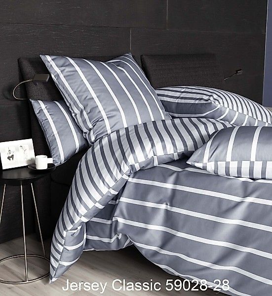 Janine Janine Interlock-Jersey Bettwäsche JERSEY CLASSIC 59028 platin Größe günstig online kaufen