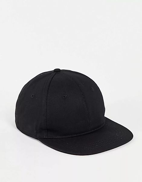 ASOS DESIGN – Snapback-Kappe in Schwarz günstig online kaufen