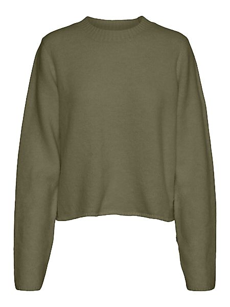 NOISY MAY Gestrickter Pullover Damen Grün günstig online kaufen
