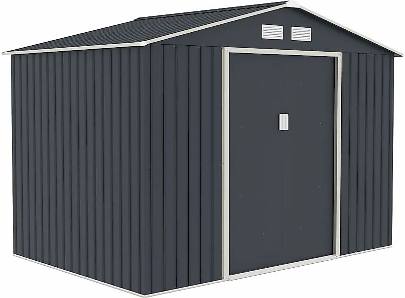 KONIFERA Gerätehaus Gartenhaus Metall Geräteschuppen, inkl. Bodenrahmen, Bx günstig online kaufen