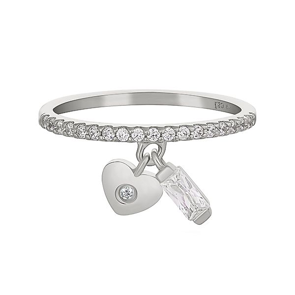 CAÏ Fingerring 925 Silber rhodiniert mit günstig online kaufen