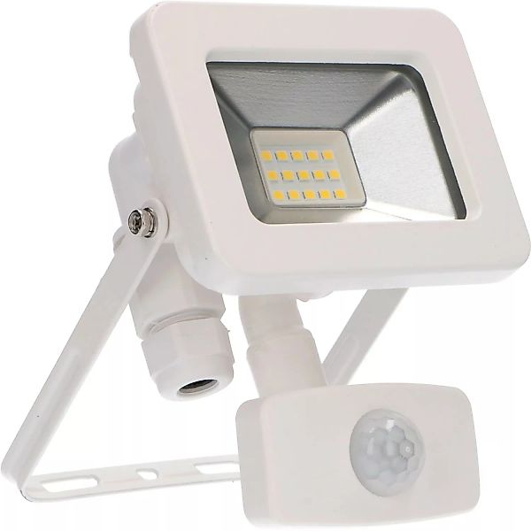 LED-Strahler 4000 K IP44 Sensor Sanan LED 10 W 1100 lm Weiß günstig online kaufen