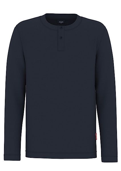 Joop Jeans Langarmshirt Iram mit kleiner Knopfleiste günstig online kaufen