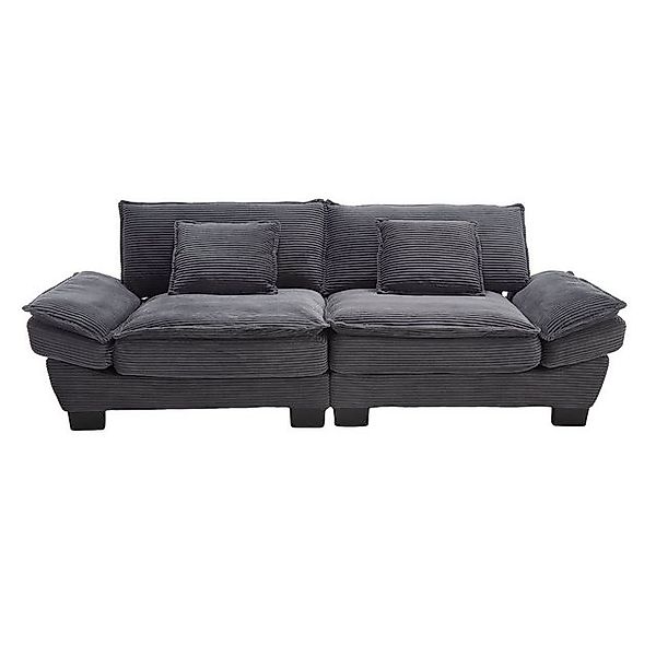 Gotagee Sofa Modernes schlichtes Zweiersofa aus Samt Freizeitsofa mit zwei günstig online kaufen