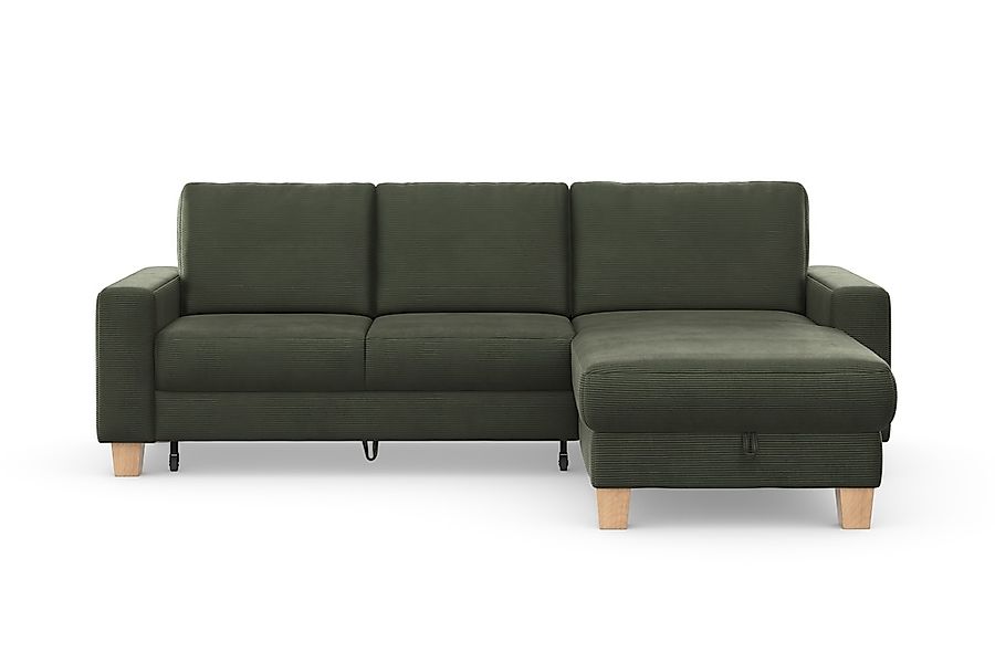 Home affaire Ecksofa »Summer L-Form« mit Recamiere, mit oder ohne Bettfunkt günstig online kaufen