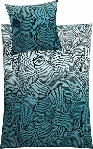 Kleine Wolke Bettwäsche "Vero" 2 Stk. tlg. mit Palmenblattmuster günstig online kaufen