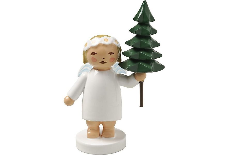 Wendt & Kühn Weihnachtsfigur Margeritenengel mit Tannenbaum 634/30/4 günstig online kaufen