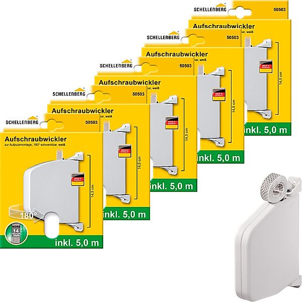 SCHELLENBERG Aufputz-Gurtwickler Aufschraubwickler für das Rollladensystem günstig online kaufen