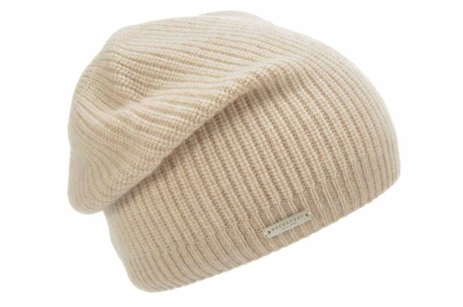 Seeberger Strickmütze Beanie aus 100% Kaschmir günstig online kaufen