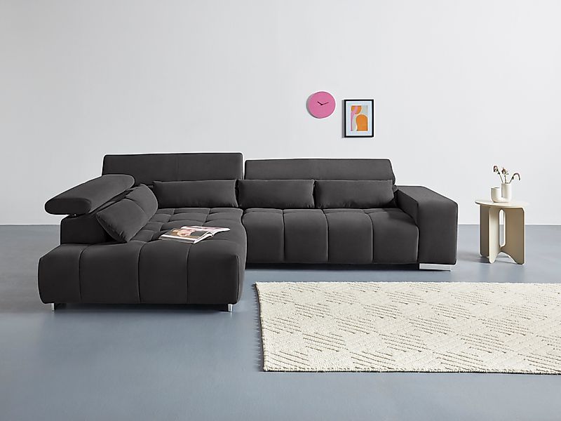 COTTA Ecksofa Orion L-Form, mit Kopfteilverstellung günstig online kaufen