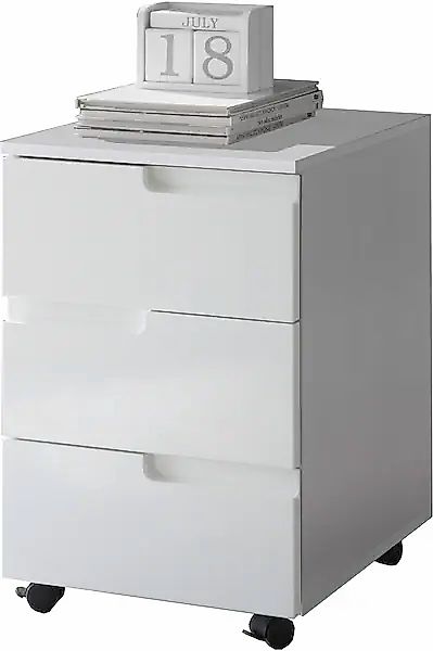 BEGA OFFICE Rollcontainer »Spice«, mit Griffmulden, 3 Schubladen & 2 festst günstig online kaufen