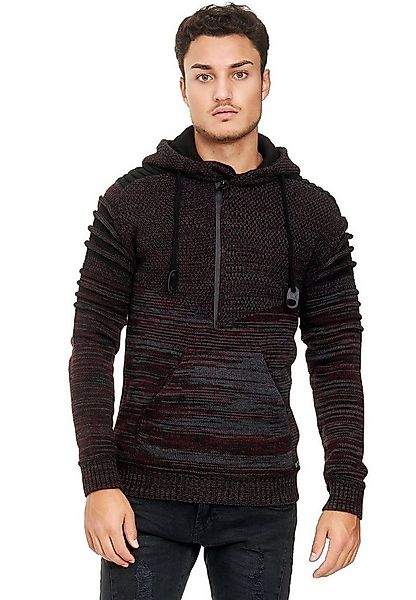 Rusty Neal Kapuzensweatshirt in modernem Strickdesign günstig online kaufen