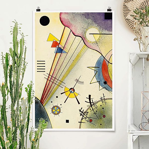 Poster Kunstdruck - Hochformat Wassily Kandinsky - Deutliche Verbindung günstig online kaufen