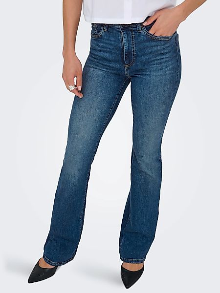 ONLY Bootcut-Jeans "ONLWAUW HW FLARED DNM TAI540" günstig online kaufen