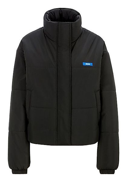 HUGO Blue Outdoorjacke Faren mit Hugo Silicon Badge auf der Brust günstig online kaufen