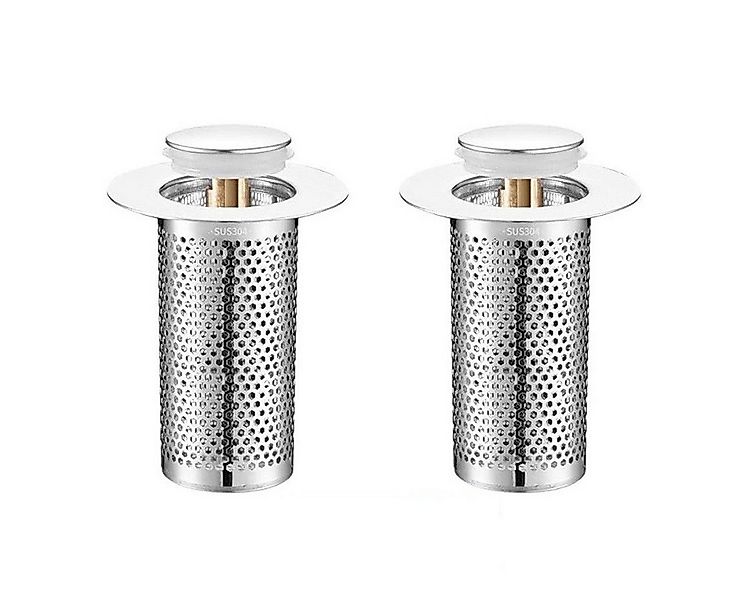 Novzep Waschbeckenstöpsel 2pcs Badezimmer-Waschbeckenstopper-Haarfänger,Pop günstig online kaufen