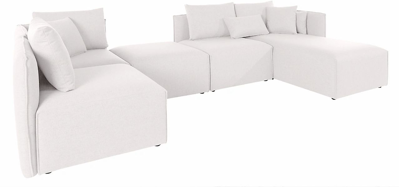 OTTO home Wohnlandschaft "Nöre U-Form" 5 Teile, in vielen Bezugsqualitäten günstig online kaufen