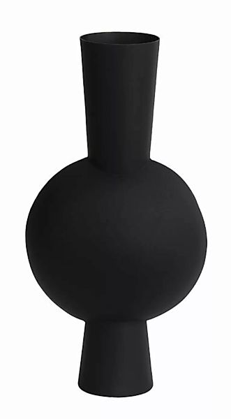 Light & Living Vasen Kavandu Vase matt schwarz 22 x 14 x 40 cm (schwarz) günstig online kaufen