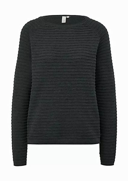 QS Strickpullover, mit Strukturmuster günstig online kaufen