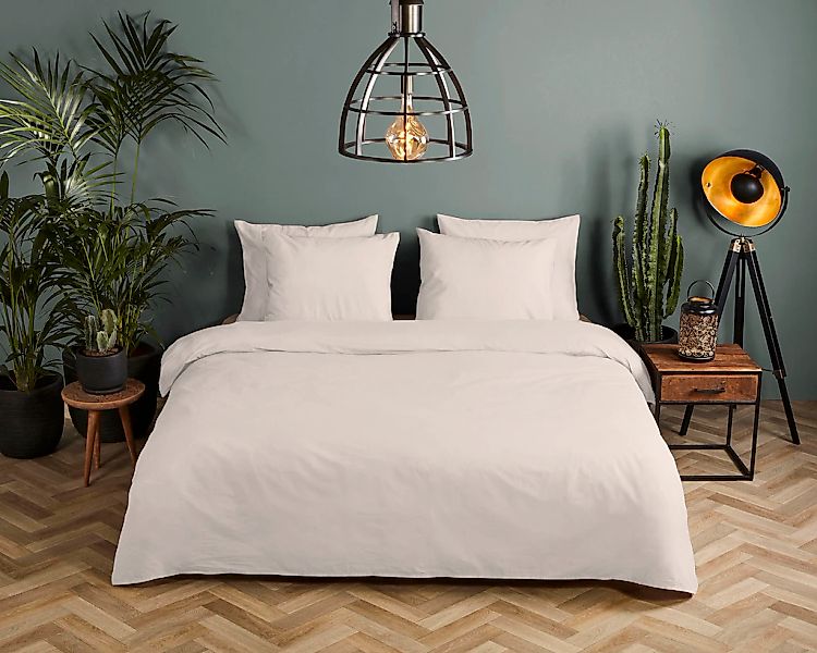 hip Bettwäsche "Hip Uni" 2 Stk. tlg. 100% Baumwolle, Mako-Satin, 135x200, U günstig online kaufen