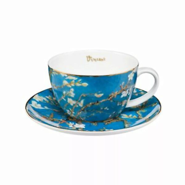 Goebel Teetasse Vincent van Gogh - Mandelbaum blau bunt günstig online kaufen