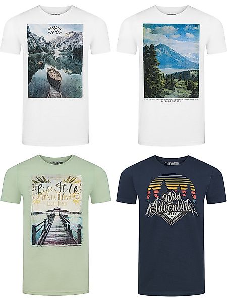riverso T-Shirt Herren Fotoprintshirt RIVLukas Regular günstig online kaufen