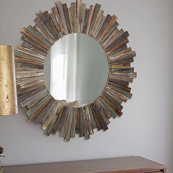 Feel2Home Wandspiegel Wandspiegel 90 cm Holz günstig online kaufen