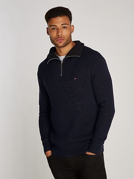 Tommy Hilfiger Troyer CHUNKY COTTON RIB günstig online kaufen