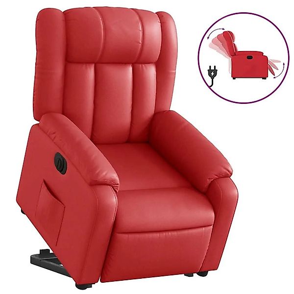 vidaXL Relaxsessel mit Aufstehhilfe Elektrisch Rot Kunstleder 3205283 günstig online kaufen