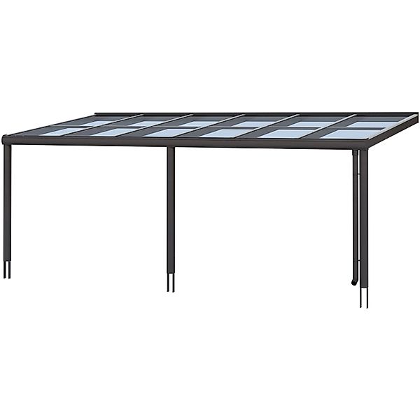 Skan Holz Terrassenüberdachung Monza 648 x 307 cm Aluminium Anthrazit günstig online kaufen