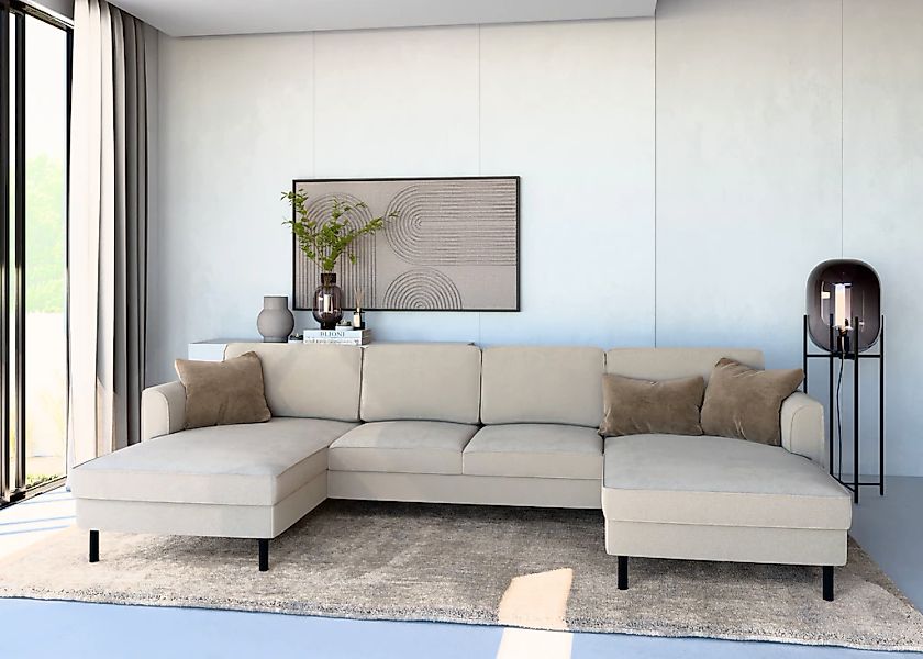 Home affaire Wohnlandschaft "Booster II, whlw. mit Schlaffunktion & Bettkas günstig online kaufen