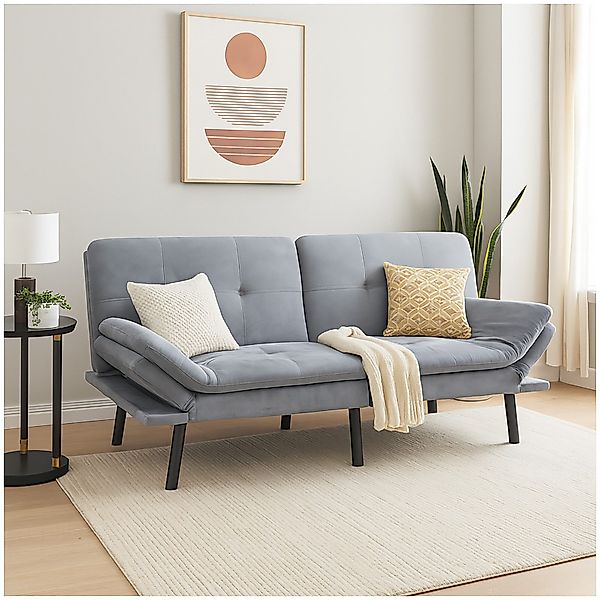 HTI-Living 2-Sitzer Sofa mit verstellbaren Armlehnen günstig online kaufen