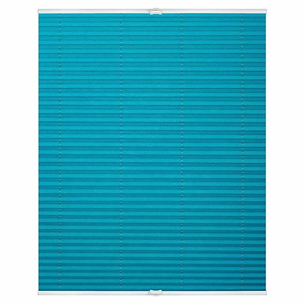 Spannplissee blau B/L: ca. 95x130 cm günstig online kaufen