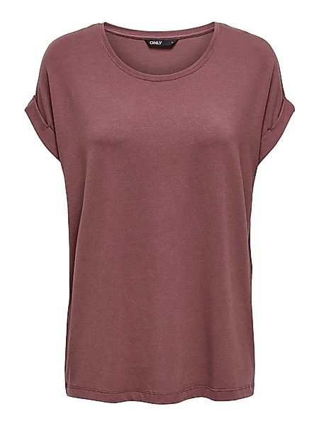 ONLY T-Shirt Einfarbiges Rundhals Kurzarm Oberteil günstig online kaufen
