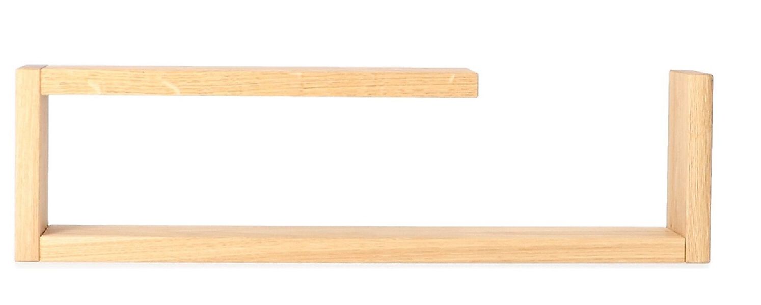 jankurtz Wandregal Lilian Eiche massiv, Groß günstig online kaufen