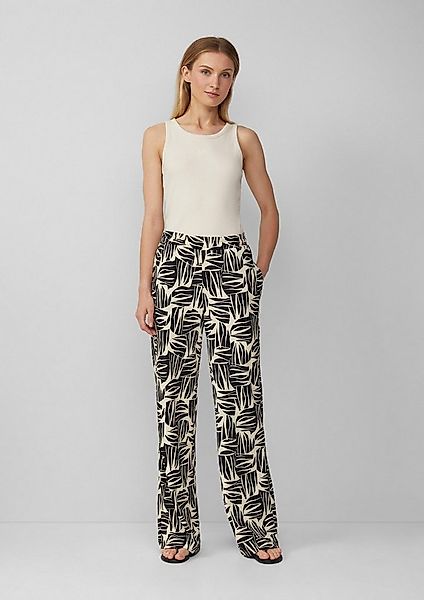 s.Oliver Chinos Hose Strukturierte Jerseyhose mit Elastikbund günstig online kaufen