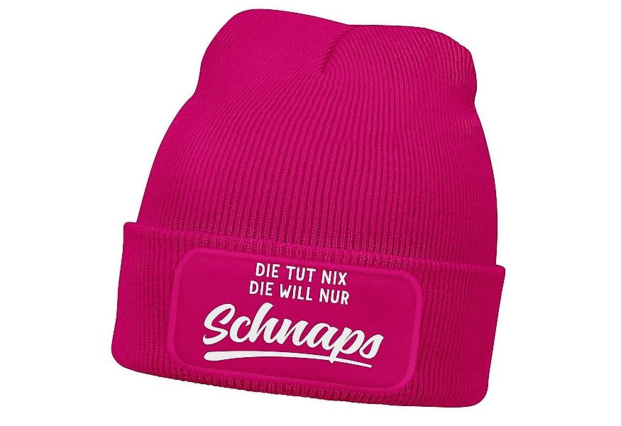 MoonWorks Strickmütze Damen Beanie mit Patch Strickmütze mit Spruch Lieblin günstig online kaufen
