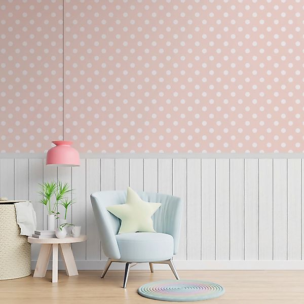 living walls Fototapete "Wallpanel Tapete Wandpaneele Motivtapete Punkte La günstig online kaufen