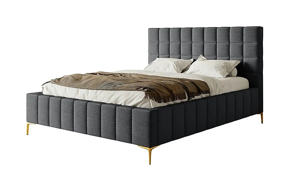 Selsey Polsterbett mit Bettkasten Szejlo ¦ grau ¦ Maße (cm): B: 180 H: 126 günstig online kaufen