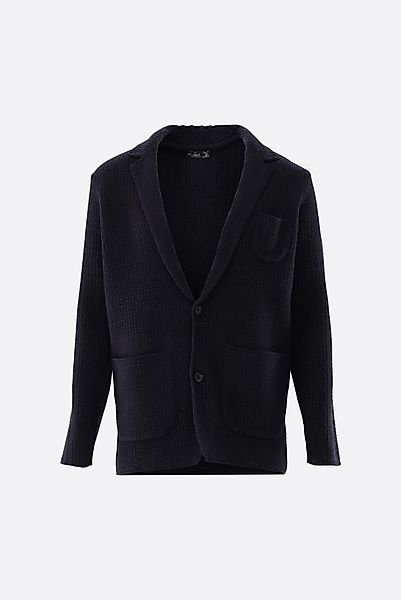 Strick-Sakko mit Wolle und Kaschmir günstig online kaufen