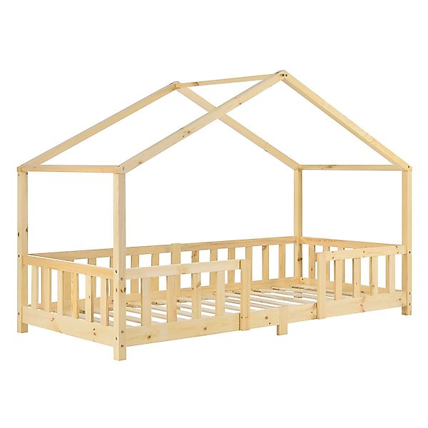 en.casa Kinderbett, »Treviolo« Haus-Optik mit Rausfallschutz günstig online kaufen