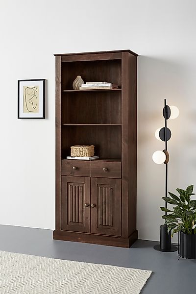 OTTO home Bücherregal "Liotta" mit 3 verstellbare Einlegeböden, 1 Schubkast günstig online kaufen