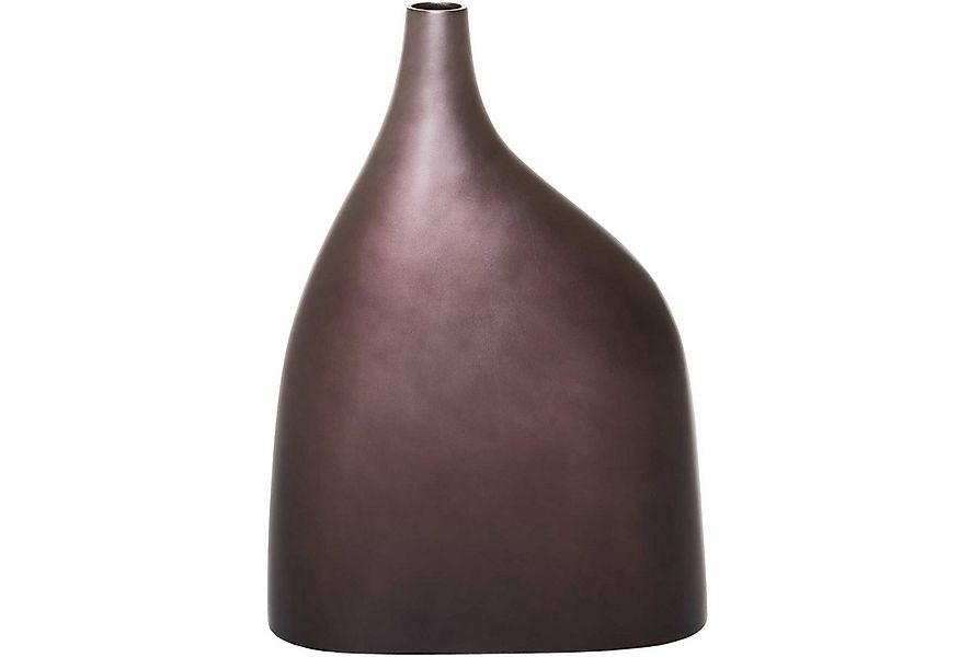 VIVANNO Bodenvase Fiberglas ELEGANTA Rund - Bronze Matt (1 St), 30x12x45 cm günstig online kaufen